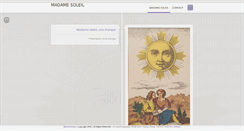 Desktop Screenshot of madamesoleil.fr